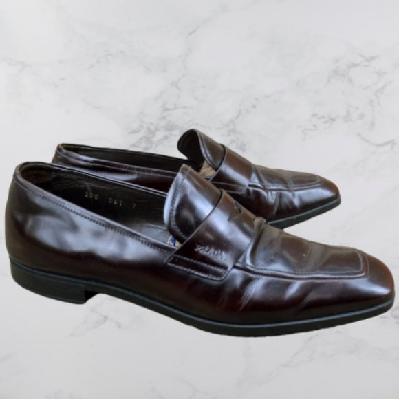 Prada Other - Prada Penny Loafer Men Slip On Size 7